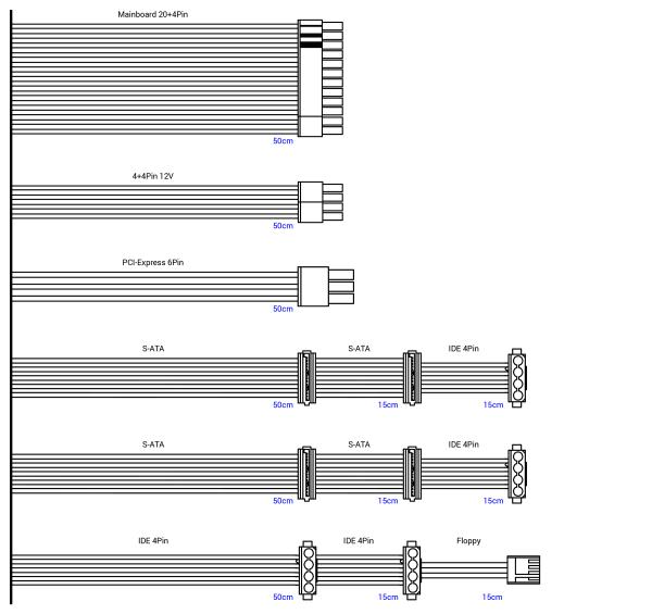 Netzteil ATX 550 Watt HiPower SP-550